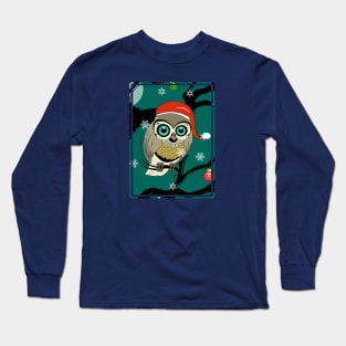 Christmas Owl Long Sleeve T-Shirt